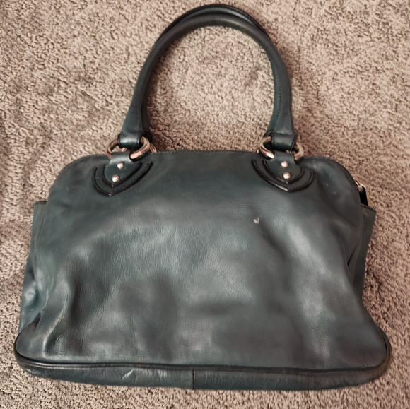 Marc Jacobs Teal Marc Jacob’s Blake Satchel Leather Bag - Picture 4 of 8